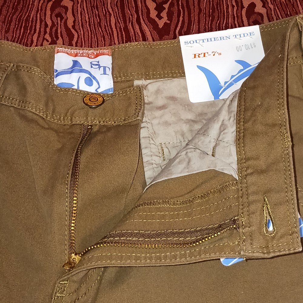 SOUTHERN TIDE Trousers RT-7'S Bark Color Men's Size 30W 32L - Picture 10 of 16